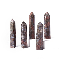Glaucophane Башня из натурального глаукофана, украшение для дома, исцеляющие каменные палочки, Декоры для медитации и терапии Рейки чакры, шестиугольная призма, 50~60 мм