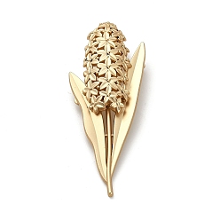 Матовый Золотой Цвет Броши из цветочного сплава для одежды-рюкзака, матовый золотой цвет, 79x33 мм