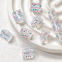 Белый Бусины лэмпворк , пастельный фарфор, треугольные, белые, 12x9 мм, отверстие : 1.2 мм