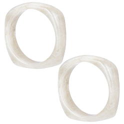 Кукурузный Шелк 2шт. браслет из акрила с имитацией мрамора для женщин, цвет колоса кукурузы, внутренний диаметр: 2-5/8 дюйм (6.8 см)