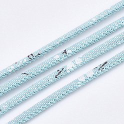 Wasser Runde Tuch Schnüre, Wasser, 3 mm, ca. 10.93 Yards (10 m)/Rolle
