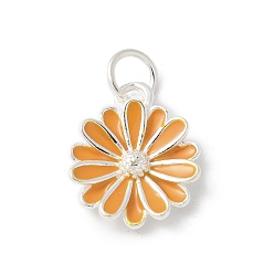 Серебро S925 кулон из стерлингового серебра, с эмалью, серебряные, 14.5x12.5x2.7 мм