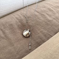 Bottle Женские цепочки с подвесками из сплава, платина, бутылка, 23.62~27.56 дюйм (60~70 см)