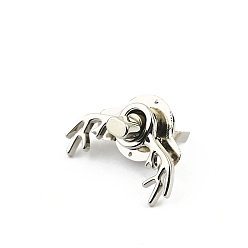 Платина Застежки-защелки для деревянных ящиков из цинкового сплава, шкатулка застежка, платина, 25x40x15 мм