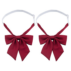 (123L) Белый крем непрозрачный блеск Полиэстеровые галстуки-банты, с группой, огнеупорный кирпич, 370~490 мм