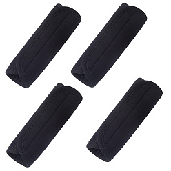 Черный Неопреновые чехлы для ручек багажа, квадратный, чёрные, 153x144x4 мм