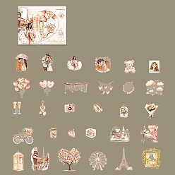 Темный Хаки Этикетки наклейки наклейки, для скрапбукинга, детские поделки художественных промыслов, наклейка для домашних животных, Темный хаки, 28~80x26~80x0.1 мм