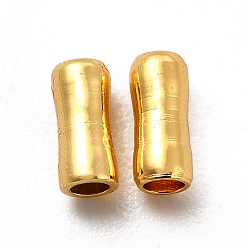 Real 18K Gold Plated Rack Plating Brass Beads, Long-Lasting Plated, Cadmium Free & Lead Free, Column, Real 18K Gold Plated, 4.5x2mm, Hole: 1.2mm