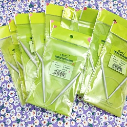 Серебро Алюминиевая игла, швейные инструменты, серебряные, 400 мм, 12 шт / комплект