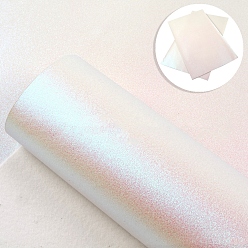 (404) Непрозрачное AB Кислое яблоко Переливающиеся ткани из искусственной кожи, поделки товары для рукоделия, цветочный белый, 33x20 см