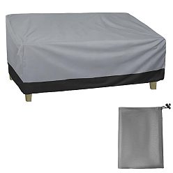 Black Oxford Cloth Outdoors Chair Cover, Black, 1070x2120x3mm