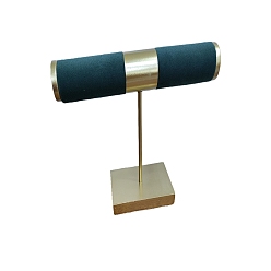 Морско-зеленый Витрины для бархатных браслетов t bar, держатель органайзера для браслетов, цвета морской волны, 21x15 см