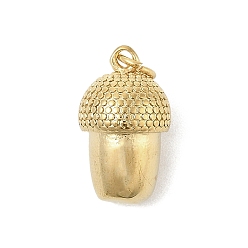 Гриб 304 подвески из нержавеющей стали, реальный 18 k позолоченный, с целью перехода в кольце, гриб, 17.5x10x10 мм, отверстие : 3.5 мм