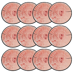 Темный Лосось 12шт. полиэстеровые подушки, плоско-круглые, темный лосось, 385~390x4~5 мм