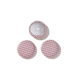 Бледно-Розовый Японский литературный и художественный стиль ткани круглые кабошоны, розовый жемчуг, 22 мм