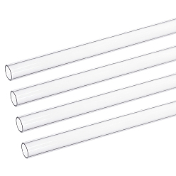 Clear Transparent Acrylic Pipe, Multipurpose Pipe, Clear, 250x10mm