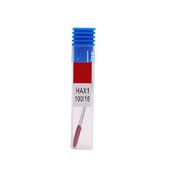 Red Alloy Stretch Cloth Sewing Machine Anti-jump Needles, Elastic Cloth Sewing Needles, Red, Box: 69x12.5mm