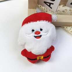Santa Claus Рождественская тема ткань плюшевая кукла подвеска украшения, с шариковой цепочкой для украшения сумок, Дед Мороз, 151 мм