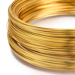 Golden Carbon Steel Memory Wire, for Collar Necklace Making, Necklace Wire, Golden, 22 Gauge, 0.6mm, about 900 circles/1000g