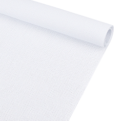 Белый Хлопчатобумажная ткань с синтетическими волокнами для вышивки крестом, ткань аида, прямоугольные, белые, 1520x500x0.8 мм