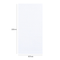 Белый Водонепроницаемые наклейки из ПВХ с буквами, самоклеящиеся наклейки, Украшение дневника для фотоальбома своими руками, белые, 225x107 мм