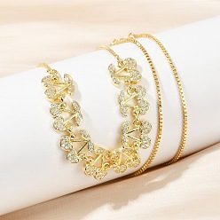 Вишня Латунные микропаве прозрачные кубические цирконии фруктовые нагрудники ожерелья, реальный 18 k позолоченный, стойки покрытие, долговечный, без кадмия и без свинца, вишня, 19.09 дюйм (48.5 см)