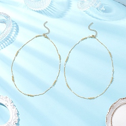 Золотой Латунные ожерелья с сердечком и планкой, золотые, 16.14 дюйм (41 см)