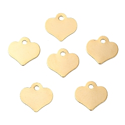 Сердце Латунь прелести, без кадмия и без свинца, сердце, 7x7.5x0.2 мм, отверстие : 1 мм