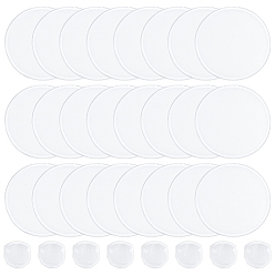 Белый 50 шт. складной летающий диск или вентилятор из нейлона с сумкой для хранения, белые, 250x2 мм