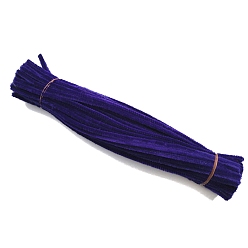 Средно-синий Плюшевые палочки своими руками, с железным сердечником, трубочисты, материал для детских поделок, светло-синий, 300 мм, 100 шт / комплект