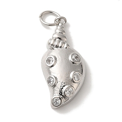 Сердце Стойка металлическая латунная микропрофилированная кубическая циркония подвески, реальный 18 k позолоченный, долговечный, без кадмия и без свинца, сердце, 23x10.5x4 мм, отверстие : 3 мм