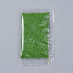 Lime Green Decorative Moss Powder, for Terrariums, DIY Epoxy Resin Material Filling, Lime Green, Packing Bag: 99x58x7mm