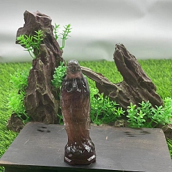 Клубничный Кварц Натуральные клубничные кварцевые резные фигурки целебной Девы Марии, Украшения из камня с энергией Рейки, 100 мм