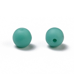 Medium Spring Green Czech Glass Beads, Round, Medium Spring Green, 4mm, Hole: 0.8mm, about 1170pcs/bag