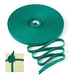чирок Хлопок лента, аксессуары для одежды, зелено-синие, 3/8 дюйм (10 мм), около 49.21 ярдов (45 м) / рулон