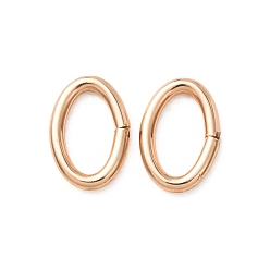 Real 14K Gold Filled 1/20 14K Gold Filled Open Jump Rings, Saw Cut Oval, Yellow Gold Filled, Real 14K Gold Filled, 9.4x6.4x1.2mm, Inner Diameter: 7x4mm