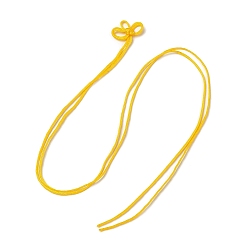 Золотистый Нейлоновый шнур Lucky Knot, амулет Юки, подвеска, украшения, для узла талисмана удачи, золотые, 392~400 мм