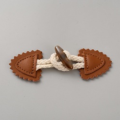 Седло Коричневый Пряжка из смолы и искусственной кожи, для сумки свитер куртка пальто, аксессуары для шитья своими руками, седло коричневый, 113x38x4.5 мм