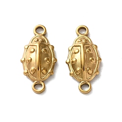 Insects 304 подвески из нержавеющей стали, ионное покрытие (ip), золотые, насекомые, 15x7x3 мм, отверстие : 1.4 мм