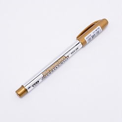 Goldenrod Epoxy Resin Drawing Pen, Paint Marker, Marking Pen, Graffiti Signature Pen, Daily Supplies, Goldenrod, 140.5x12x16mm
