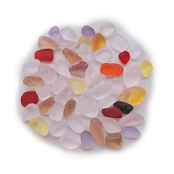 Pink Украшение стеклянного дисплея серии Ocean, nuggest, розовые, 60~90 мм