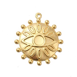 Золотой Сеттинги для кулона (кабошонов), латунь , злые глаза, золотые, лоток : 5 мм, 28x25x3 мм, отверстие : 1.5 мм