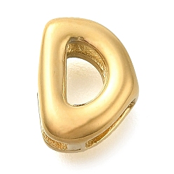 Letter D Ионное покрытие (ip) 304 подвески из нержавеющей стали, реальный 14 k позолоченный, Буква D, 8.5x6.5x4.5 мм, отверстие : 3.5x2 мм