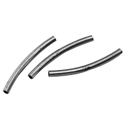 Stainless Steel Color Tarnish Resistant Stainless Steel Tube Beads, Stainless Steel Color, 20~20.5x2mm, Hole: 1.35mm