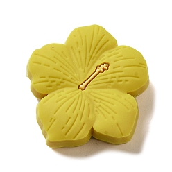 Светло-хаки Силиконовые фокусные бусины вишневого цвета, DIY уход за ожерельем, светлый хаки, 28x29x9.5 мм, отверстие : 2 мм