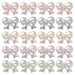 (52) Непрозрачная лаванда УФ-покрытие светящиеся прозрачные акриловые бусины, светится в темноте, бантом, разноцветные, 28.5x37.5x12 мм, отверстие : 3.5 мм