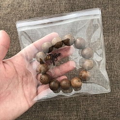 Прозрачный Прозрачные пластиковые пакеты для хранения ювелирных изделий с застежкой-молнией, многоразовые пакеты с верхним уплотнением, прозрачные, 12x12 см, 100 шт / комплект