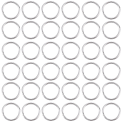 Нержавеющая Сталь Цвет 304 1000шт. открытые соединительные кольца из нержавеющей стали, цвет нержавеющей стали, 18 датчик, 12x1 мм, внутренний диаметр: 10 мм