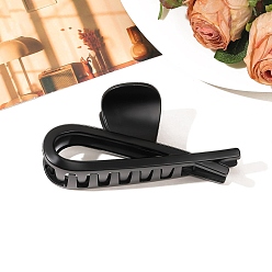 Черный Пластиковые заколки для волос «дельфин» с большими когтями, аксессуары для волос для женщин и девочек, чёрные, 55x120 мм