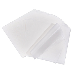 Белый Квадратная бумага для глажения, используемая для изготовления самодельных термобусин., белые, 150x154x0.01 мм
